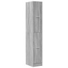 Armoire apothicaire sonoma gris 30x41x174,5cm bois d'ingénierie 