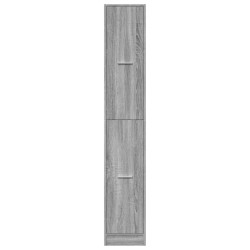 Armoire apothicaire sonoma gris 30x41x174,5cm bois d'ingénierie 