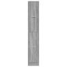 Armoire apothicaire sonoma gris 30x41x174,5cm bois d'ingénierie 