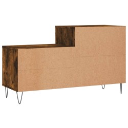 Armoire à chaussures Chêne fumé 102x36x60 cm Bois d'ingénierie 