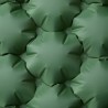 Matelas de camping autogonflant avec oreillers 2 personnes vert 