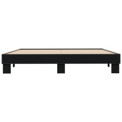 Cadre de lit sans matelas noir 180x200 cm 