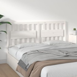 Tête de lit Blanc 155,5x4x100 cm Bois massif de pin 