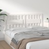 Tête de lit Blanc 155,5x4x100 cm Bois massif de pin 