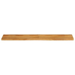 Dessus de table à bord vivant 140x20x3,8cm bois massif manguier 
