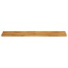 Dessus de table à bord vivant 140x20x3,8cm bois massif manguier 