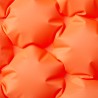 Matelas de camping autogonflant et oreillers 2 personnes orange 