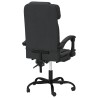Fauteuil inclinable de bureau Noir Similicuir 