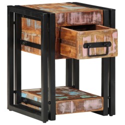 Tables de nuit 2 pcs 40x40x40 cm Bois massif recyclé 
