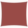 Voile de parasol tissu oxford carré 7x7 m terre cuite 