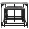 Tables basses gigognes 3 pcs sonoma gris bois d'ingénierie 