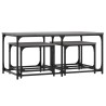Tables basses gigognes 3 pcs sonoma gris bois d'ingénierie 