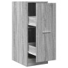 Armoire apothicaire sonoma gris 30x41x77,5 cm bois d'ingénierie 