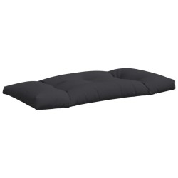 Coussins de palette lot de 3 noir tissu 