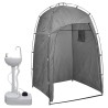 Support de lavage des mains de camping portable avec tente 20 L 
