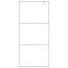 Paroi de douche Argenté 90x195 cm Verre ESG transparent 