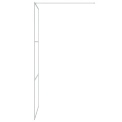 Paroi de douche Argenté 90x195 cm Verre ESG transparent 