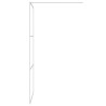 Paroi de douche Argenté 90x195 cm Verre ESG transparent 