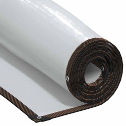 Bâche transparente avec œillets 3x12 m polyéthylène 