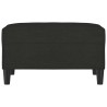Repose-pied Noir 70x55x41 cm Tissu 