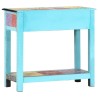 Table console peinte à la main 80x35x75 cm Bois de manguier 