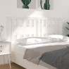 Tête de lit Blanc 186x4x100 cm Bois massif de pin 
