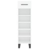 Armoire à chaussures blanc 30x35x105 cm bois d'ingénierie 