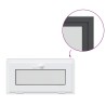 Fenêtre sous-sol RISOR 80x40 cm inclinable 2vitrages anthracite 