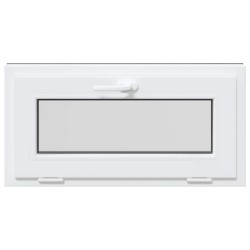Fenêtre sous-sol RISOR 80x40 cm inclinable 2vitrages anthracite 