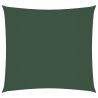 Voile de parasol tissu oxford carré 7x7 m vert foncé 