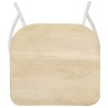 Tabourets de bar lot de 2 bois de manguier massif 