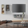 Ensemble de meubles TV 4 pcs Sonoma gris Bois d'ingénierie 