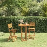 Table de bistro 75x75x110 cm Bois d'acacia massif 