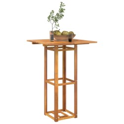 Table de bistro 75x75x110 cm Bois d'acacia massif 