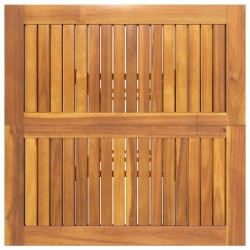 Table de bistro 75x75x110 cm Bois d'acacia massif 