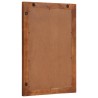 Miroir salle de bain 50x70 cm bois massif d'acacia et verre 