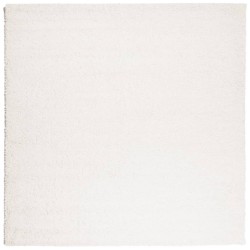 Tapis shaggy PAMPLONA poils longs moderne crème 160x160 cm 