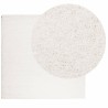 Tapis shaggy PAMPLONA poils longs moderne crème 160x160 cm 