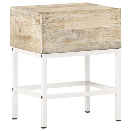 Table de chevet 40x30x50 cm Bois de manguier massif  