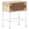 Table de chevet 40x30x50 cm Bois de manguier massif  