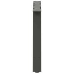 Pieds de table basse en forme de A 2 pièces Anthracite 60 x (42-43) cm Acier 