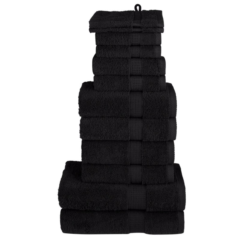 Ensemble de serviettes de qualité supérieure SOLUND 12 pcs bleu 