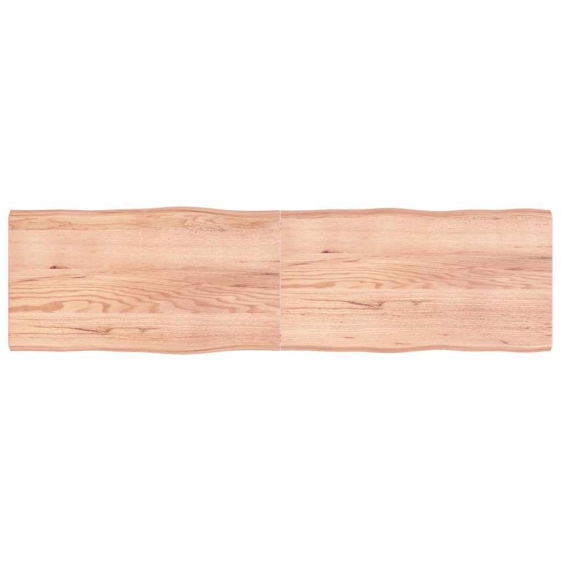Dessus de table bois massif traité bordure assortie 