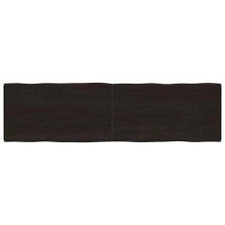 Dessus de table bois massif traité bordure assortie 