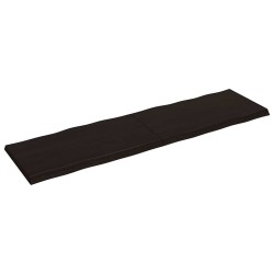Dessus de table bois massif traité bordure assortie 