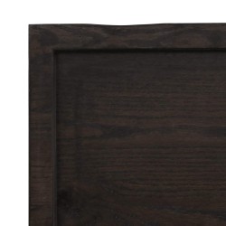 Dessus de table bois massif traité bordure assortie 