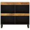 Armoire latérale 85x33x75 cm bois massif de manguier 