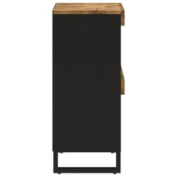 Armoire latérale 85x33x75 cm bois massif de manguier 