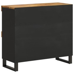 Armoire latérale 85x33x75 cm bois massif de manguier 