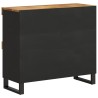 Armoire latérale 85x33x75 cm bois massif de manguier 